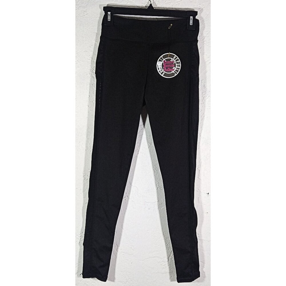 Fit Republic Leggings Small Black Pull On Athletic Wear Yoga Work Out NWT